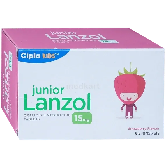 junior lanzol 15mg tablet 15's